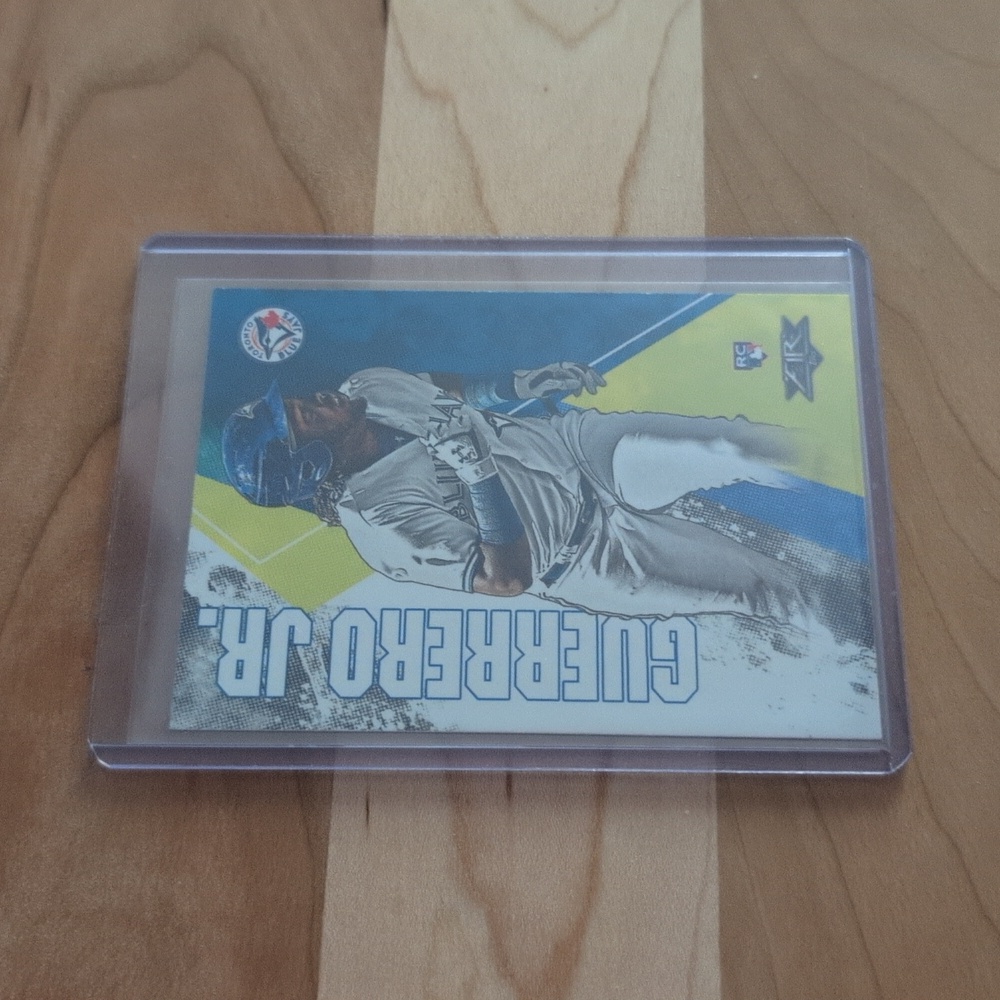 2019 Topps Fire Vladimir Guerrero Jr Rookie Card Blue Jays